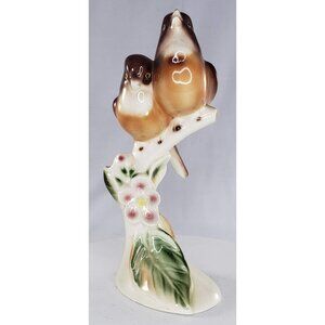 Vintage Clay Sketches Mr Mrs English Robin Bird Figurine